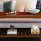 Nordic Style Coffee Table with Rectangular Solid Wood Base 4 Legs Clearhalo 'Coffee & Accent Tables' 'Coffee Tables' 'coffee_tables' 'furn' 'furn_coffee_tables' 'Furniture' 'Living Room Furniture' 5485019
