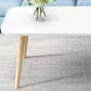 Contemporary Wooden Coffee Table with 4 Natural Legs and Rectangle Top Clearhalo 'Coffee & Accent Tables' 'Coffee Tables' 'coffee_tables' 'furn' 'furn_coffee_tables' 'Furniture' 'Living Room Furniture' 5485100