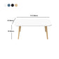 Contemporary Wooden Coffee Table with 4 Natural Legs and Rectangle Top Clearhalo 'Coffee & Accent Tables' 'Coffee Tables' 'coffee_tables' 'furn' 'furn_coffee_tables' 'Furniture' 'Living Room Furniture' 5485103