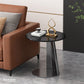 Table accent côté piédestal moderne de 19,69 "de haut de haut