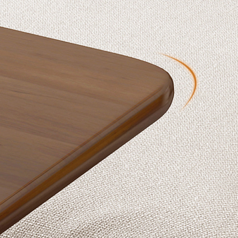 Tavolo laterale Nordico C Tavolino rettangolare in legno massiccio per soggiorno