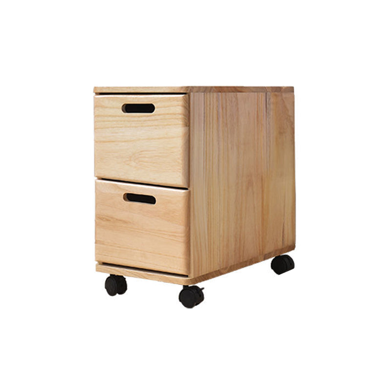 Solid Wood Rectangle Accent Chest with Drawers Chest 7.87" Long 8"L x 16.5"W x 18"H Natural Clearhalo 'Cabinets & Chests' 'cabinets_chests' 'furn' 'furn_cabinets_chests' 'Furniture' 'Living Room Furniture' 5485480
