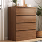 White/brown Accent Chest with 3/4/5/6/8 Drawers Storage Cabinet