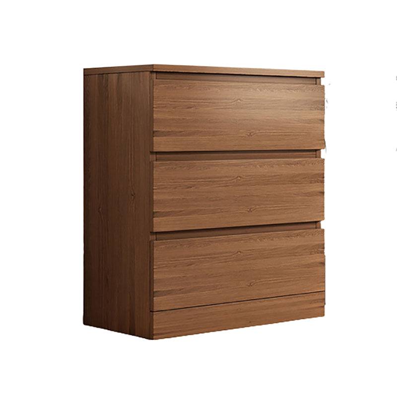 3/4/5/6/8の引き出しストレージキャビネットを備えた白/茶色のアクセントチェスト