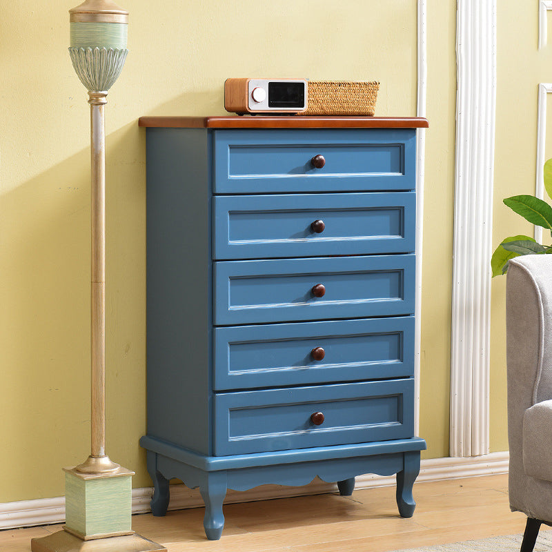 Cassa di accento moderno della metà del secolo con 5 cassetti