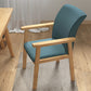 23.6"L x 22.0"W x 32.6"H Linen Chair Removable Cushions Accent Chair for Living Room Blue Clearhalo 'Accent Chairs' 'accent_chairs' 'Chairs & Seating' 'furn' 'furn_accent_chairs' 'Furniture' 'Living Room Furniture' 5485748