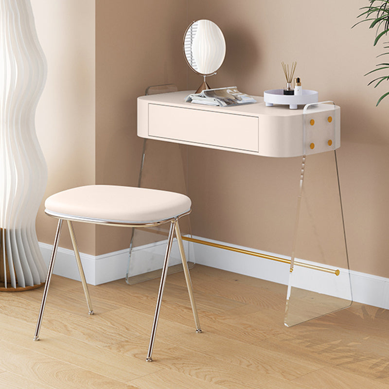 Ensemble de vanité contemporaine avec 1 tiroir de rangement Vanité de maquillage en bois