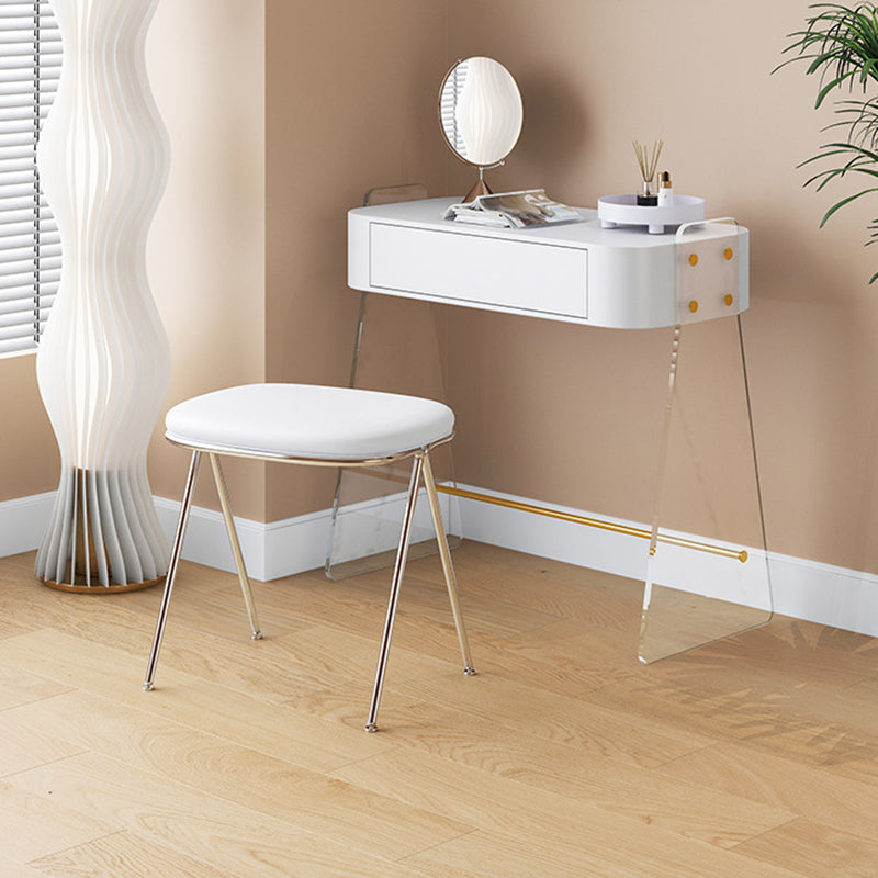 Ensemble de vanité contemporaine avec 1 tiroir de rangement Vanité de maquillage en bois