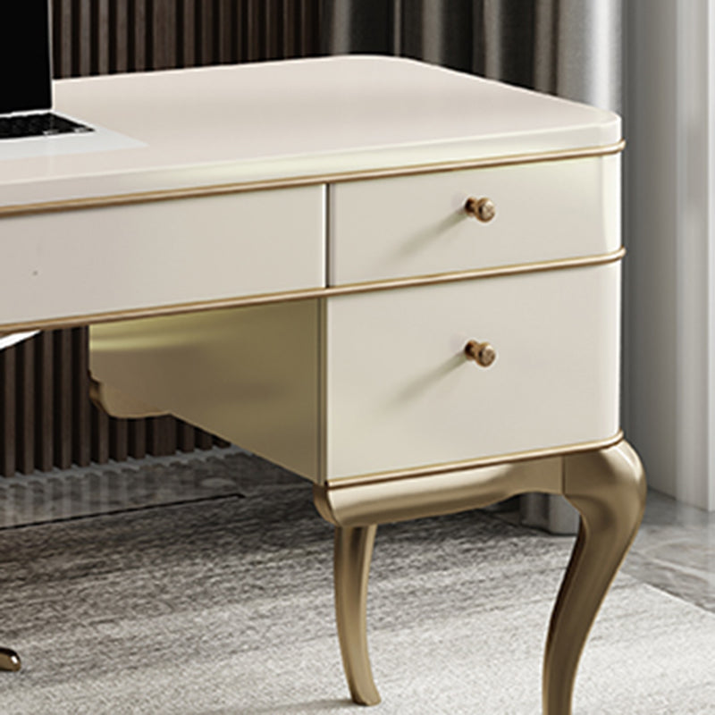 4 tiroirs de rangement vanité miroir victorien en bois vanité