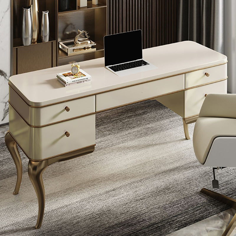 4 tiroirs de rangement vanité miroir victorien en bois vanité