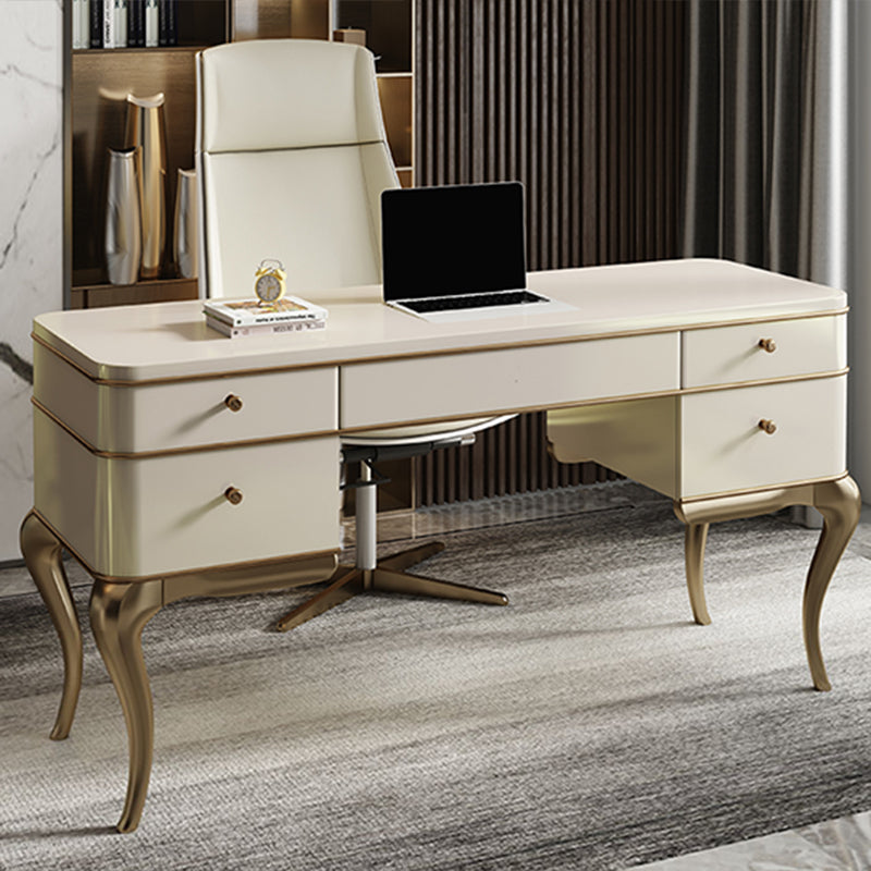 4 tiroirs de rangement vanité miroir victorien en bois vanité