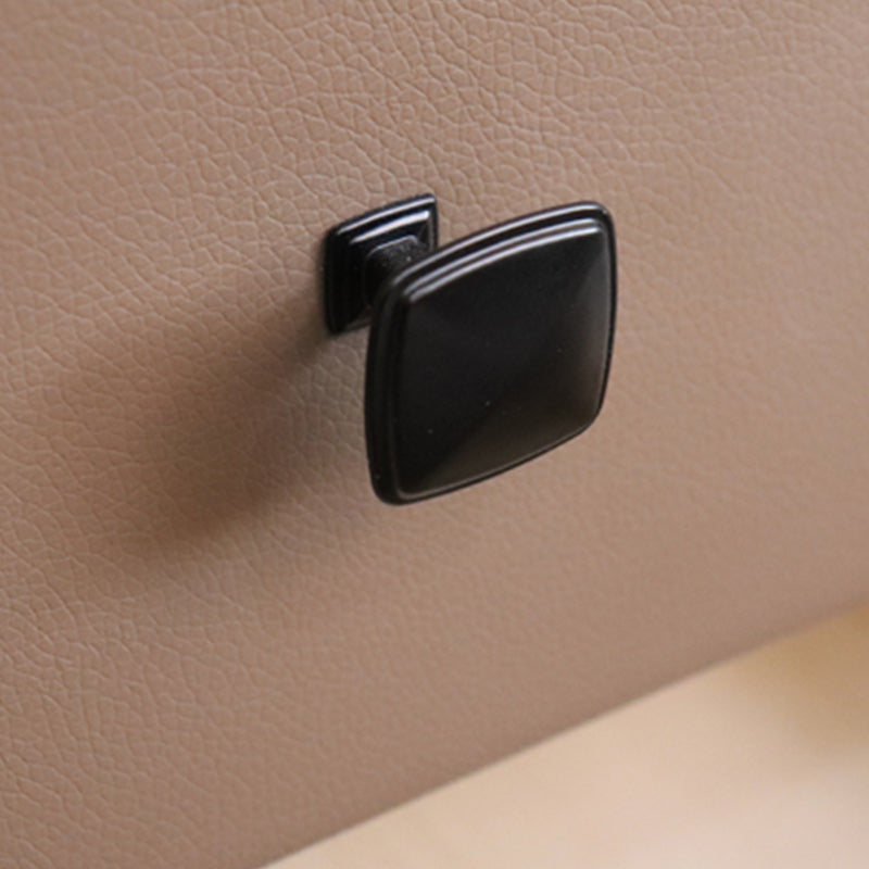 Leather Top Nightstand with 4 Legs Glam Night Table with Drawer Clearhalo 'Bedroom Furniture' 'furn' 'furn_night_stand' 'Furniture' 'night_stand' 'Nightstands' 5489768