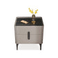 Moderna de piedra de piedra Top Night-Drawer Mesa de noche de 20 pulgadas de altura con piernas