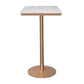 Stone Bar Dining Table Glam Style Bar Table for Milk Tea Shop Cafe