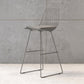 Glam Iron Polstered Bar Stool Armless Rückenlehne für Bristol gepolstert