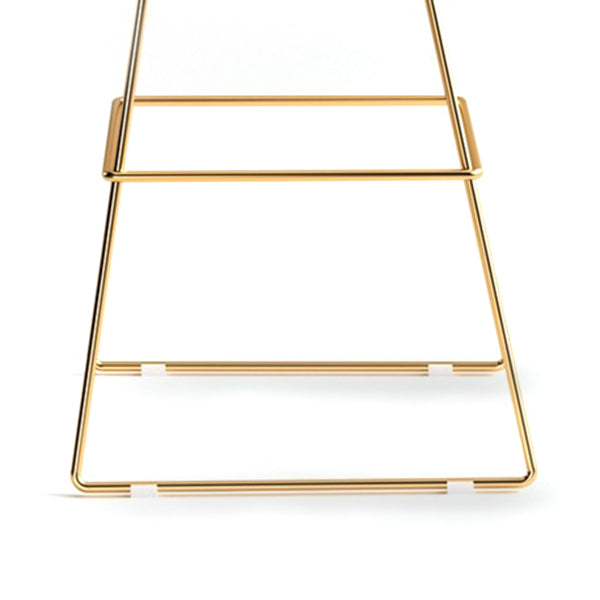 Glam Iron Upholstered Bar Stool Armless Backrest Stool for Bristol