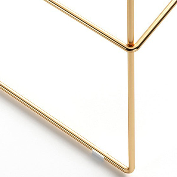 Glam Iron Polstered Bar Stool Armless Rückenlehne für Bristol gepolstert