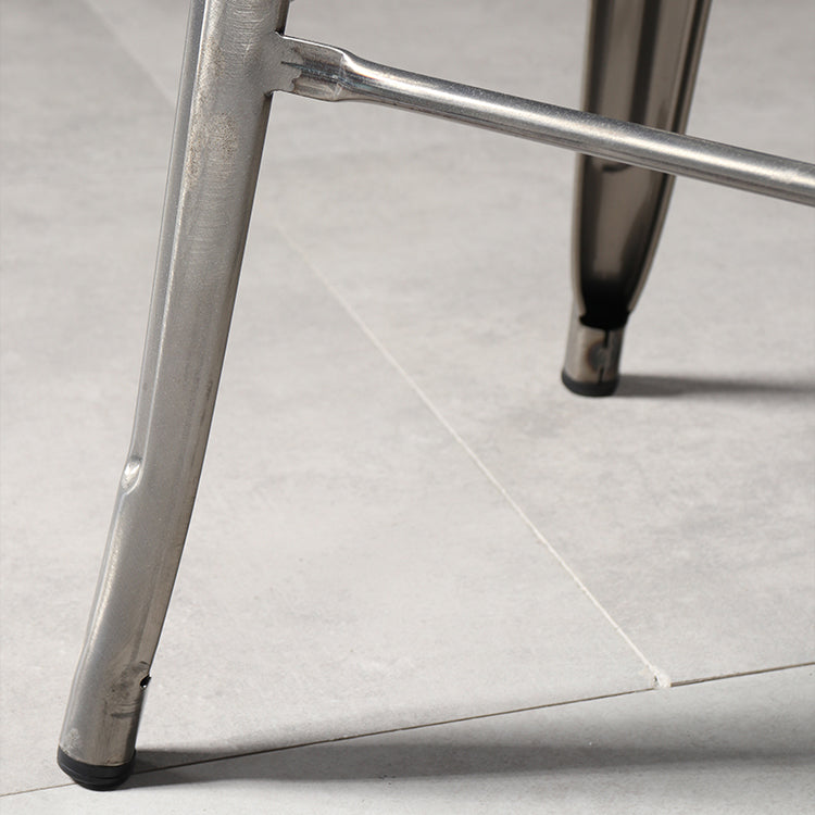 Taburete sin espalda industrial taburete de bar de hierro plegable para Bristol