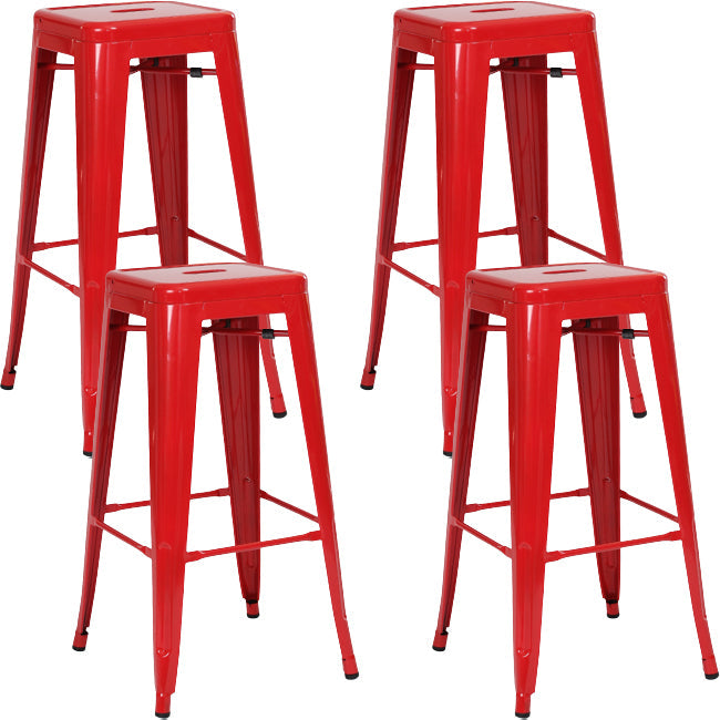 Taburete sin espalda industrial taburete de bar de hierro plegable para Bristol