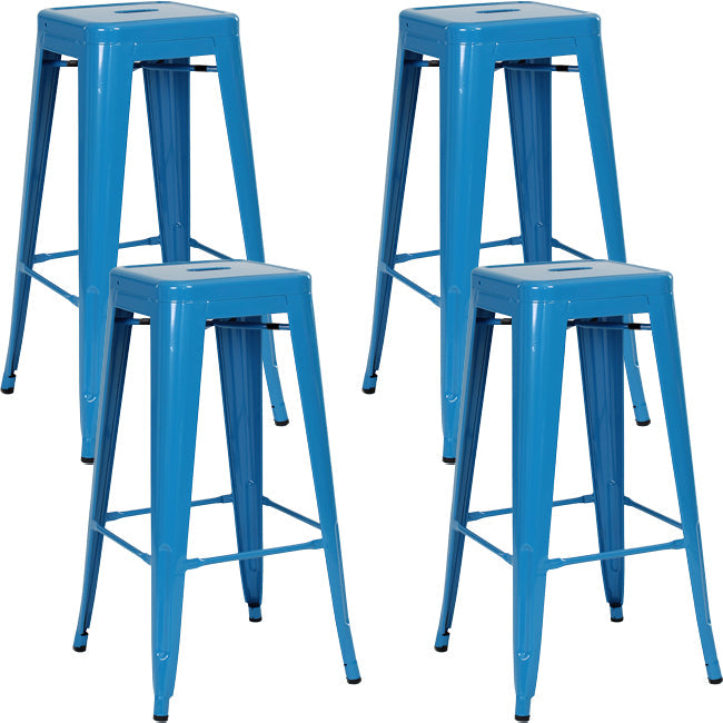 Taburete sin espalda industrial taburete de bar de hierro plegable para Bristol