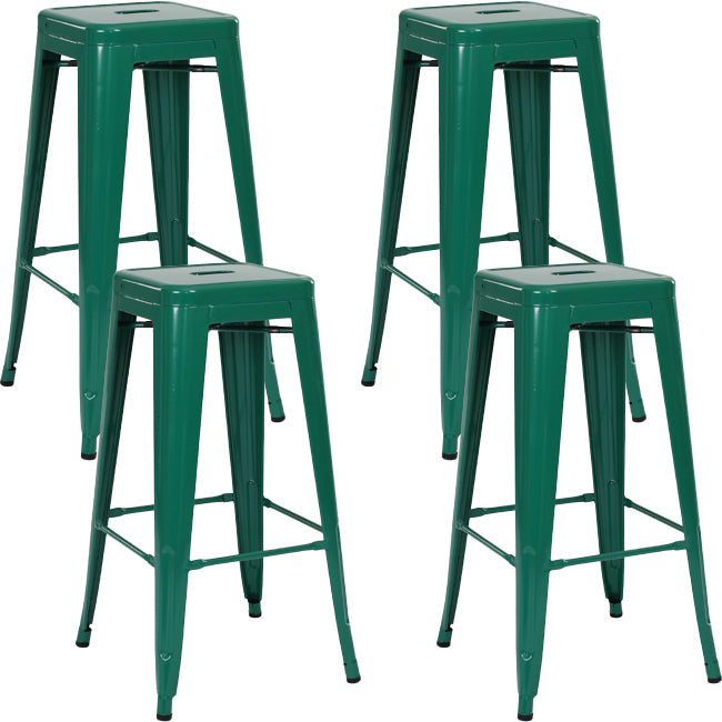 Taburete sin espalda industrial taburete de bar de hierro plegable para Bristol