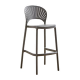 Modern Low Back Bar Stool Plastic Footrest Stackable Counter Stool Clearhalo 'Bar Furniture' 'Bar Stools' 'bar_stools' 'furn' 'furn_bar_stools' 'Furniture' 'Kitchen & Dining Furniture' 5490863