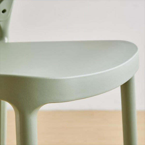 Modern Low Back Bar Stool Plastic Footrest Stackable Counter Stool Clearhalo 'Bar Furniture' 'Bar Stools' 'bar_stools' 'furn' 'furn_bar_stools' 'Furniture' 'Kitchen & Dining Furniture' 5490867