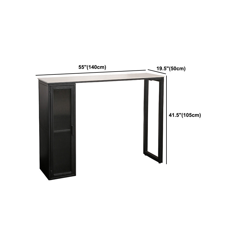 Luxus -Rechteck -Bar Tisch Set 1