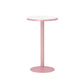 1/2/3/4/5 Pieces Modern Bar Set Matte Finish Iron Bar Stool and Table Set Pink 20"L x 20"W Clearhalo 'Bar Furniture' 'furn' 'furn_home_bar_bar_sets' 'Furniture' 'Home Bars & Bar Sets' 'home_bar_bar_sets' 'Kitchen & Dining Furniture' 5491077