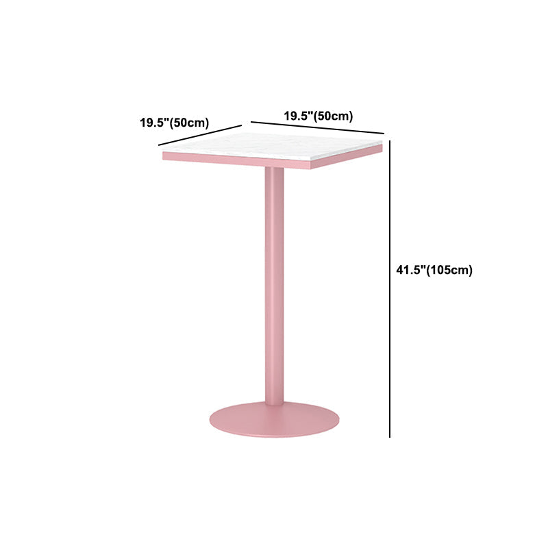 1/2/3/4/5 Pieces Modern Bar Set Matte Finish Iron Bar Stool and Table Set Clearhalo 'Bar Furniture' 'furn' 'furn_home_bar_bar_sets' 'Furniture' 'Home Bars & Bar Sets' 'home_bar_bar_sets' 'Kitchen & Dining Furniture' 5491087