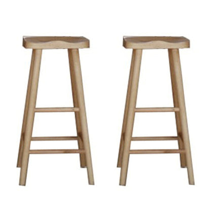 Mesa de barra de madera maciza rectángulo de lujo Juego de mesa 1/2/3 piezas de mostrador con heces