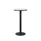 Glam Round Stone Bar Table Set 1/2/3/4 Pièces Table de comptoir avec tabourets hauts