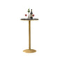 Glam Round Stone Bar Table Set 1/2/3/4 Pièces Table de comptoir avec tabourets hauts
