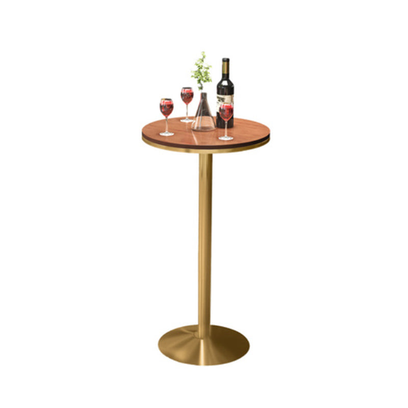 Glam Round Stone Bar Table Set 1/2/3/4 Pièces Table de comptoir avec tabourets hauts