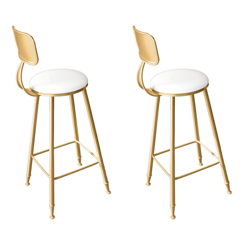 Glam Round Stone Bar Table Set 1/2/3/4 Pièces Table de comptoir avec tabourets hauts