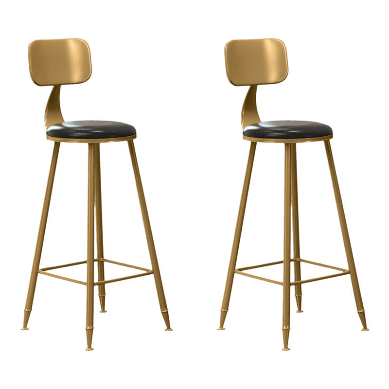 Glam Round Stone Bar Table Set 1/2/3/4 Pièces Table de comptoir avec tabourets hauts