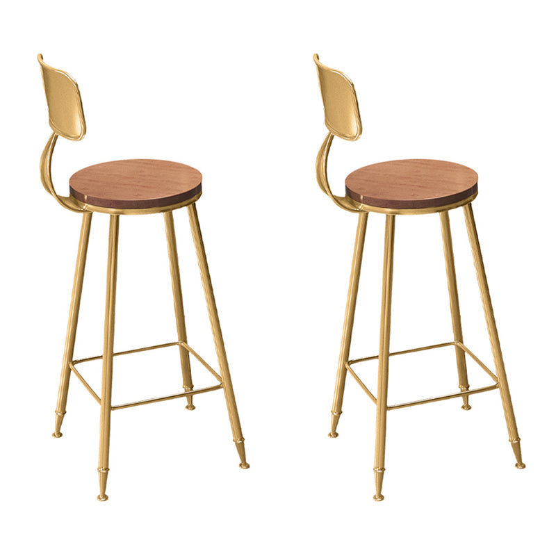 Glam Round Stone Bar Table Set 1/2/3/4 Pièces Table de comptoir avec tabourets hauts