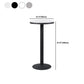 Glam Round Stone Bar Table Set 1/2/3/4 Pièces Table de comptoir avec tabourets hauts