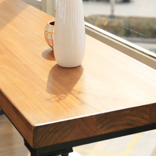 Moderno tavolo da bar in legno di pino rettangolo set 1/5/6 pezzi Tavolino con sgabelli alti