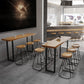 Table de bar à 1/7 pièces moderne