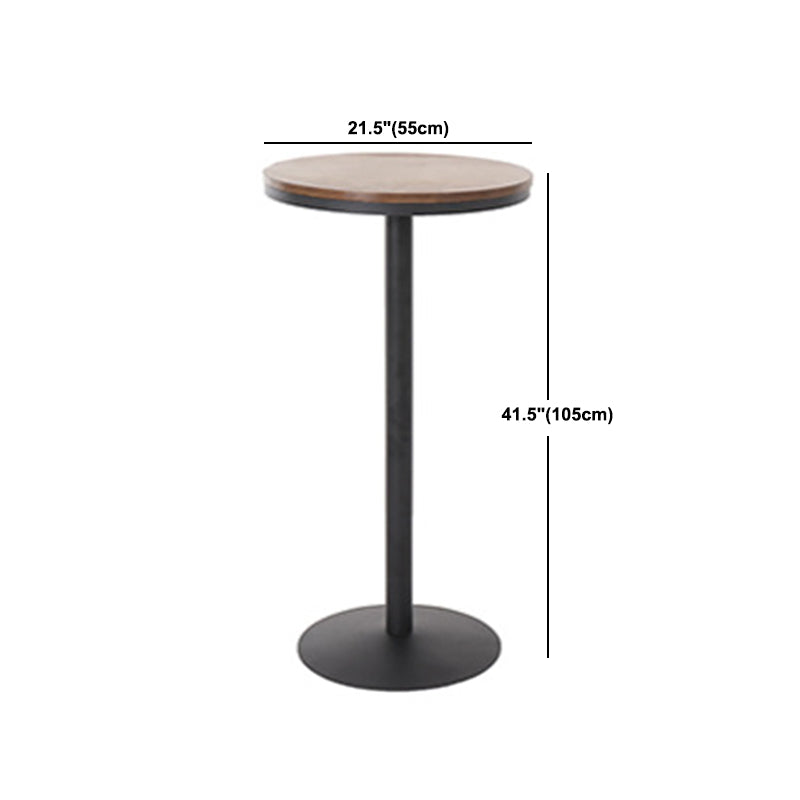 Table et tabouret en bois massif moderne