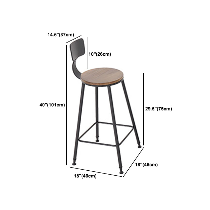 Table et tabouret en bois massif moderne