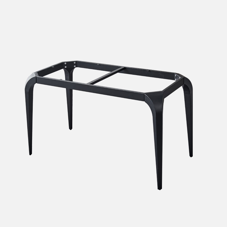 Modern Style Set 1/4/5/7 Pcs with Rectangle Dining Table and Wingback Chairs Clearhalo 'Dining Room Sets' 'Dining Tables & Seating' 'dining_room_set' 'furn' 'furn_dining_room_set' 'Furniture' 'Kitchen & Dining Furniture' 5491335
