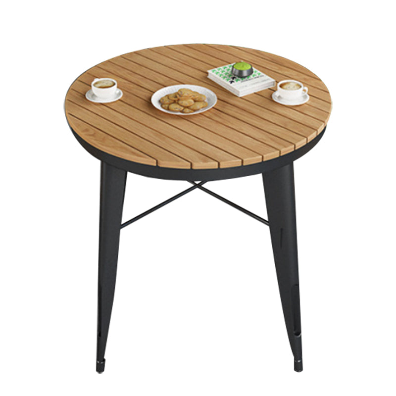 Modern 1/2/3/4/5 Pieces Dining Set Wood Dining Table for Courtyard Balcony Brown 24"L x 24"W Clearhalo 'Dining Room Sets' 'Dining Tables & Seating' 'dining_room_set' 'furn' 'furn_dining_room_set' 'Furniture' 'Kitchen & Dining Furniture' 5491369