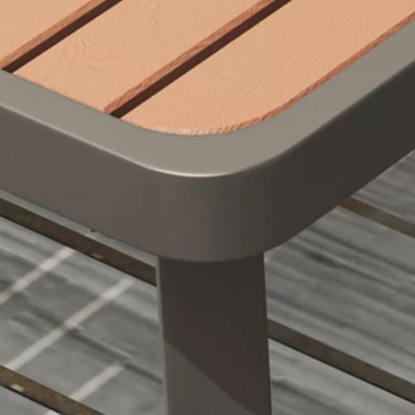 Modern 1/2/3/4/5 Pieces Dining Set Wood Dining Table for Courtyard Balcony Clearhalo 'Dining Room Sets' 'Dining Tables & Seating' 'dining_room_set' 'furn' 'furn_dining_room_set' 'Furniture' 'Kitchen & Dining Furniture' 5491373