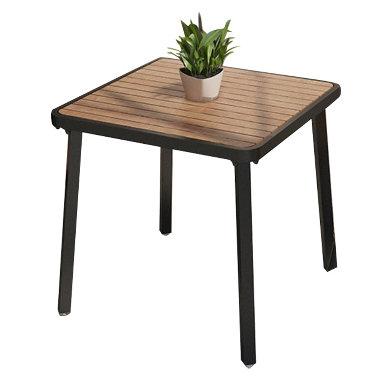 Modern 1/2/3/4/5 Pieces Dining Set Wood Dining Table for Courtyard Balcony Clearhalo 'Dining Room Sets' 'Dining Tables & Seating' 'dining_room_set' 'furn' 'furn_dining_room_set' 'Furniture' 'Kitchen & Dining Furniture' 5491374
