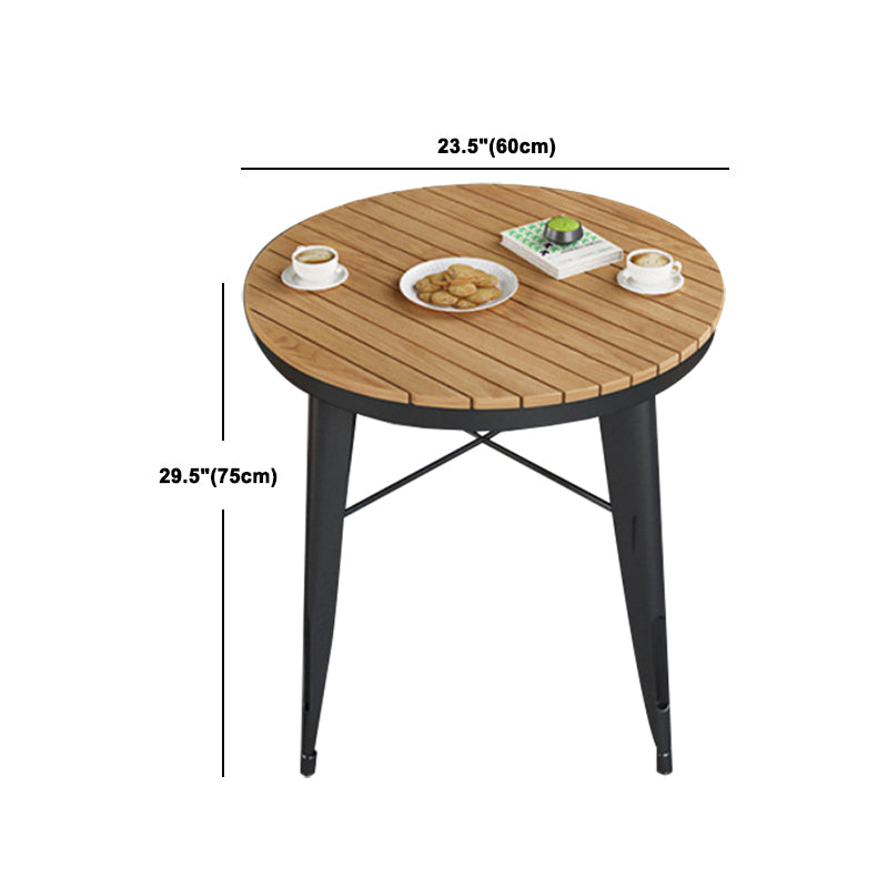 Modern 1/2/3/4/5 Pieces Dining Set Wood Dining Table for Courtyard Balcony Clearhalo 'Dining Room Sets' 'Dining Tables & Seating' 'dining_room_set' 'furn' 'furn_dining_room_set' 'Furniture' 'Kitchen & Dining Furniture' 5491387