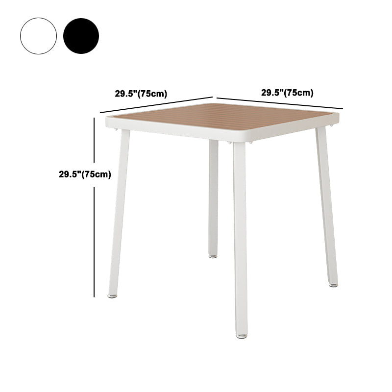 Modern 1/2/3/4/5 Pieces Dining Set Wood Dining Table for Courtyard Balcony Clearhalo 'Dining Room Sets' 'Dining Tables & Seating' 'dining_room_set' 'furn' 'furn_dining_room_set' 'Furniture' 'Kitchen & Dining Furniture' 5491389