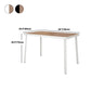 Modern 1/2/3/4/5 Pieces Dining Set Wood Dining Table for Courtyard Balcony Clearhalo 'Dining Room Sets' 'Dining Tables & Seating' 'dining_room_set' 'furn' 'furn_dining_room_set' 'Furniture' 'Kitchen & Dining Furniture' 5491391