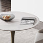 Glam Round Dining Set 1/2/3 Pcs Sintered Stone Dining Table with Armless Chairs Clearhalo 'Dining Room Sets' 'Dining Tables & Seating' 'dining_room_set' 'furn' 'furn_dining_room_set' 'Furniture' 'Kitchen & Dining Furniture' 5491414